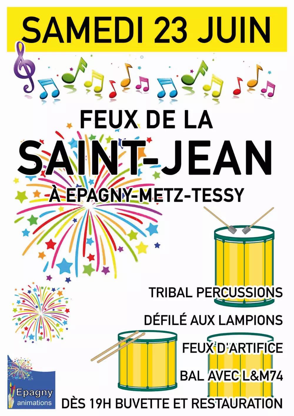 Feux de la St Jean à Epagny Metz-Tessy