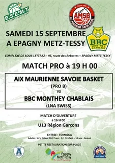 Match de basket à Epagny
