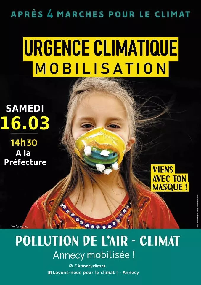 Marche pour le climat samedi 16 mars