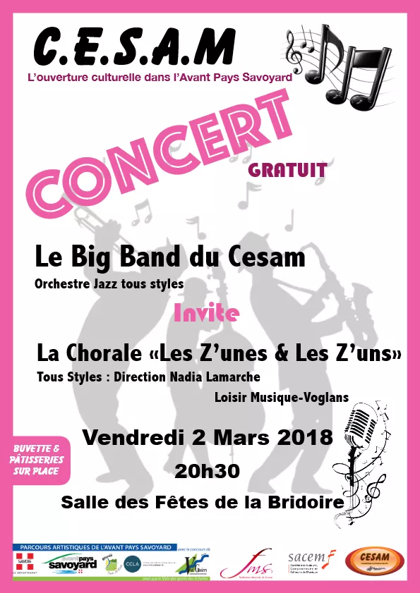 Concert du CESAM à La Bridoire