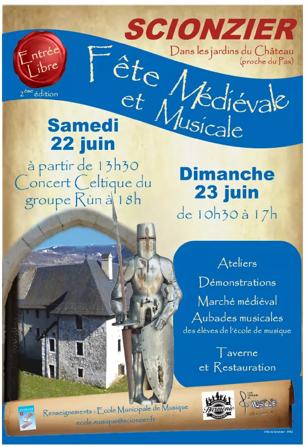 Fête Médiévale & Musicale de l'EMMScionzier