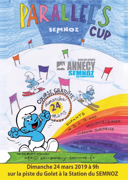 3ème édition de la Parallel's Cup - Course de ski gratuite pour les enfants