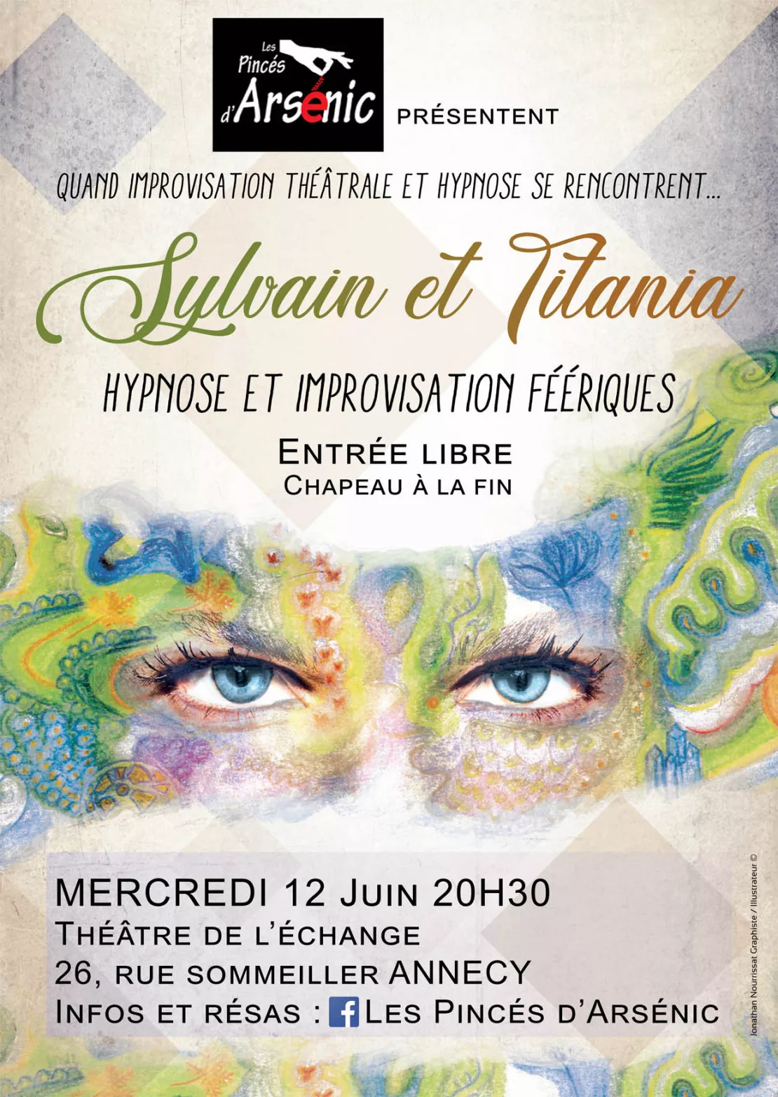 Sylvain et Titania : Hypnose et Impro féériques 12/06/2019