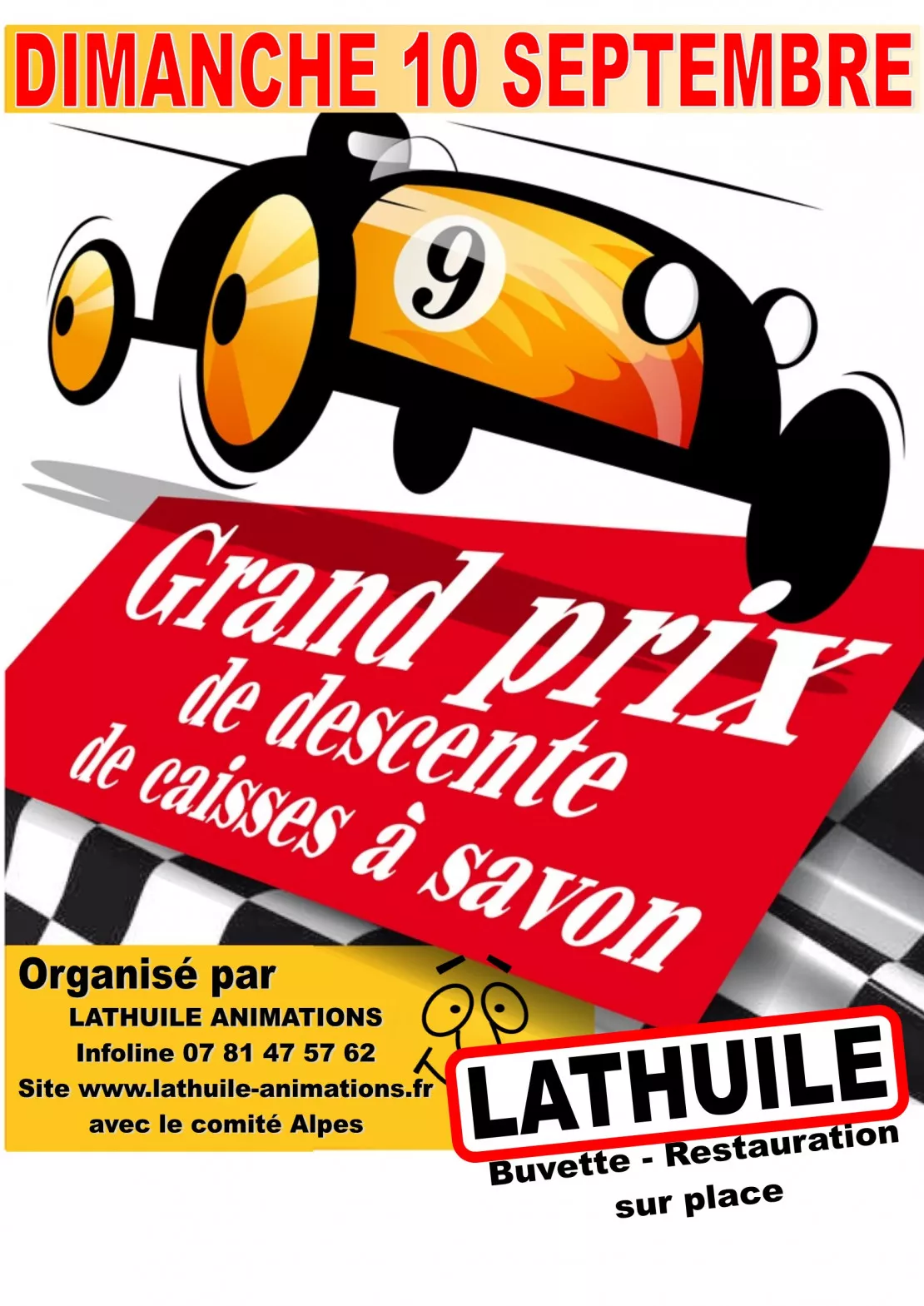 PARTENAIRE : Inscriptions pour la course des Caisses à Savon à Lathuile