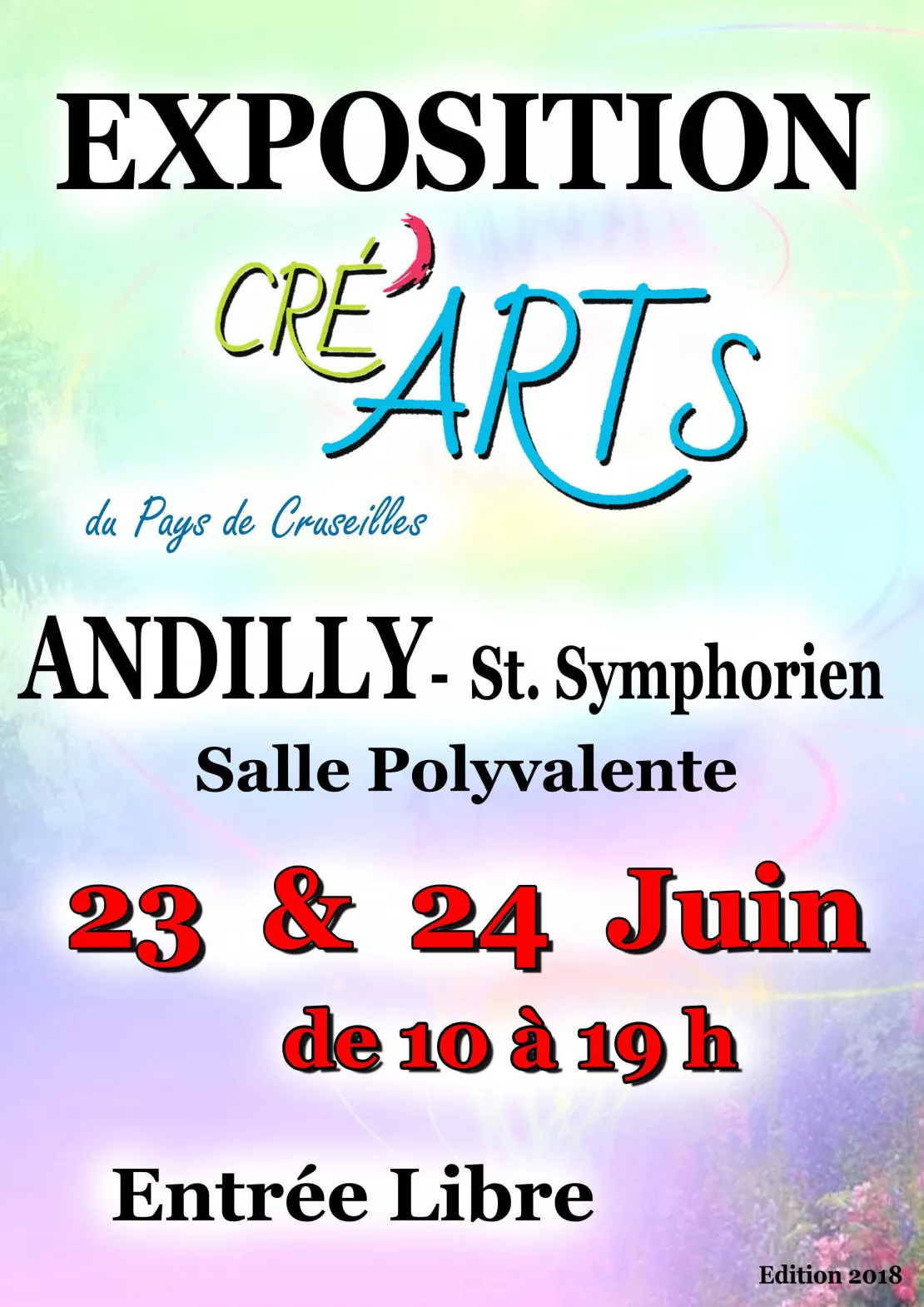 Exposition Cré'Arts à Andilly