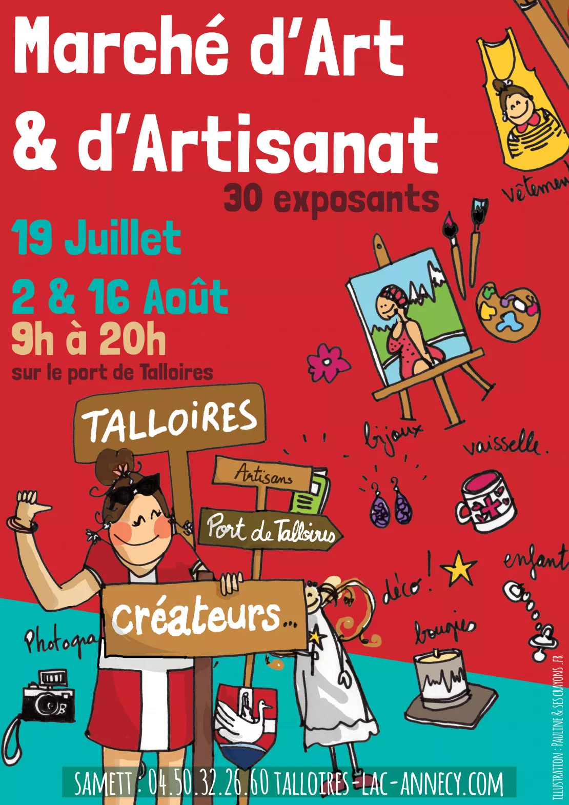 Marché d'Art et d'Artisanat à Talloires-Montmin