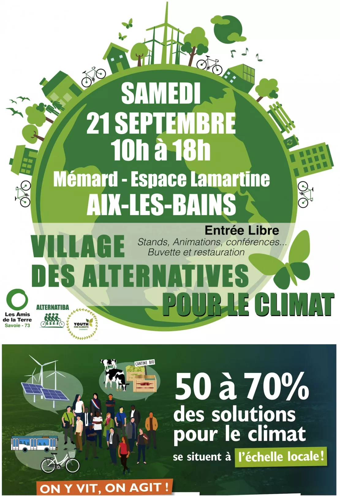 Village des alternatives pour le climat à Aix-les-Bains