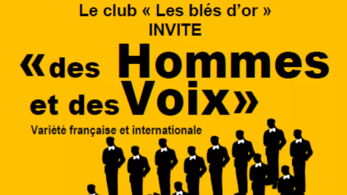 PARTENAIRE - Concert "Des hommes et des voix" à Allonzier la Caille