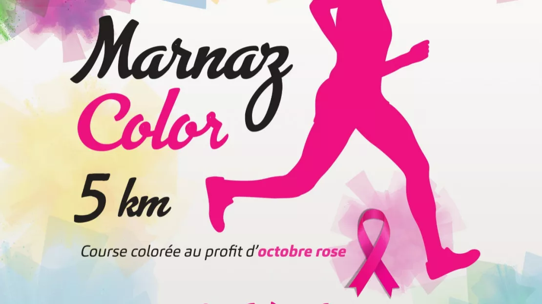 PARTENAIRE -  La Color Run dans Marnaz à l'occasion d'Octobre Rose !