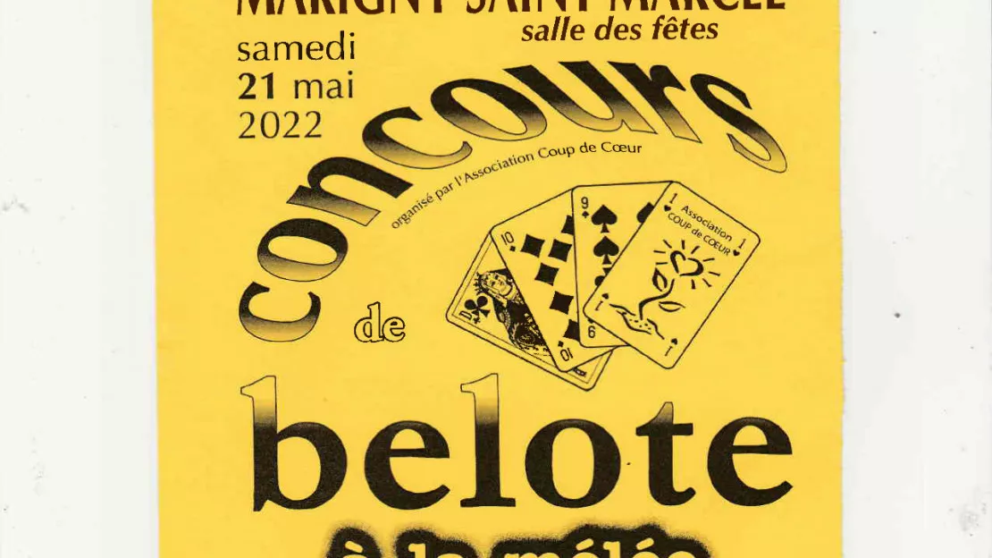 Marigny Saint-Marcel - concours de belote à la mêlée