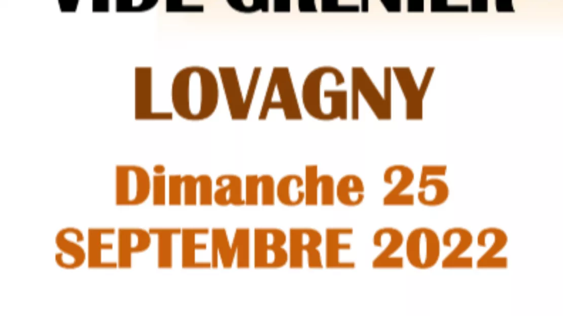 Lovagny - vide-greniers