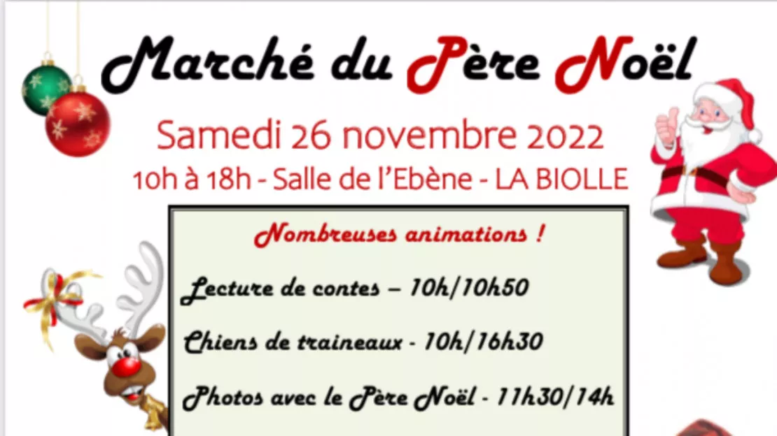 Marché du Père Noël à la Biolle Marché du Père Noël à la Biolle