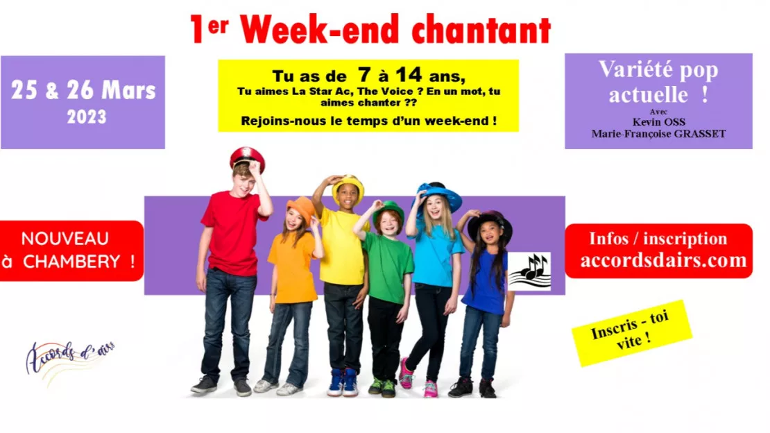 Chambéry - 1ere Chorale éphémère  pour les 7 / 14 ans