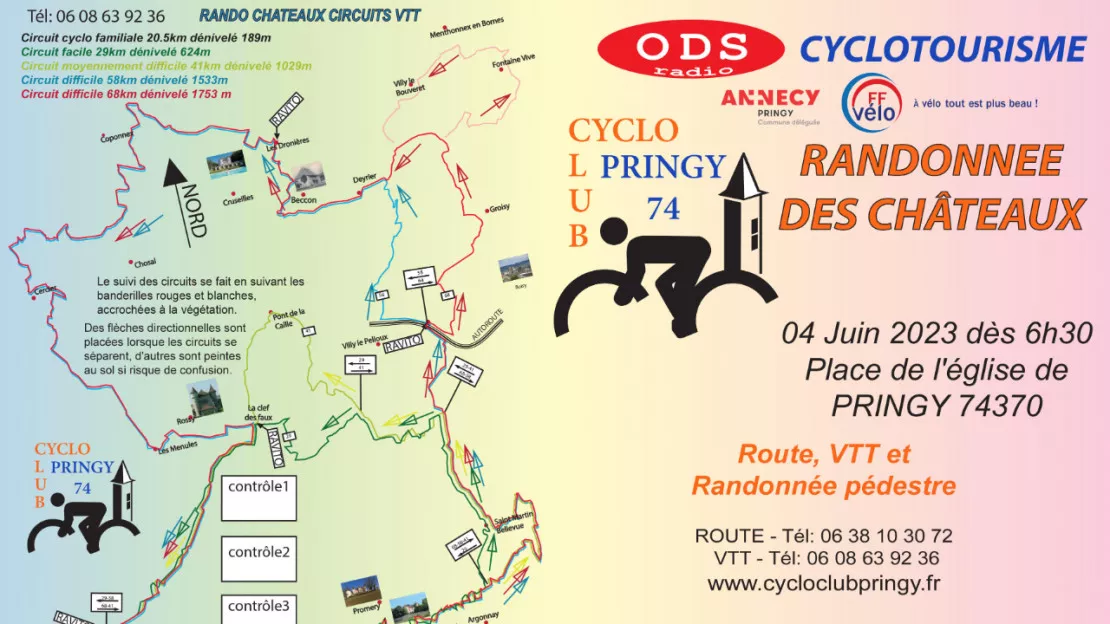 PARTENAIRE - RANDONNEE VTT CYCLO CLUB PRINGY