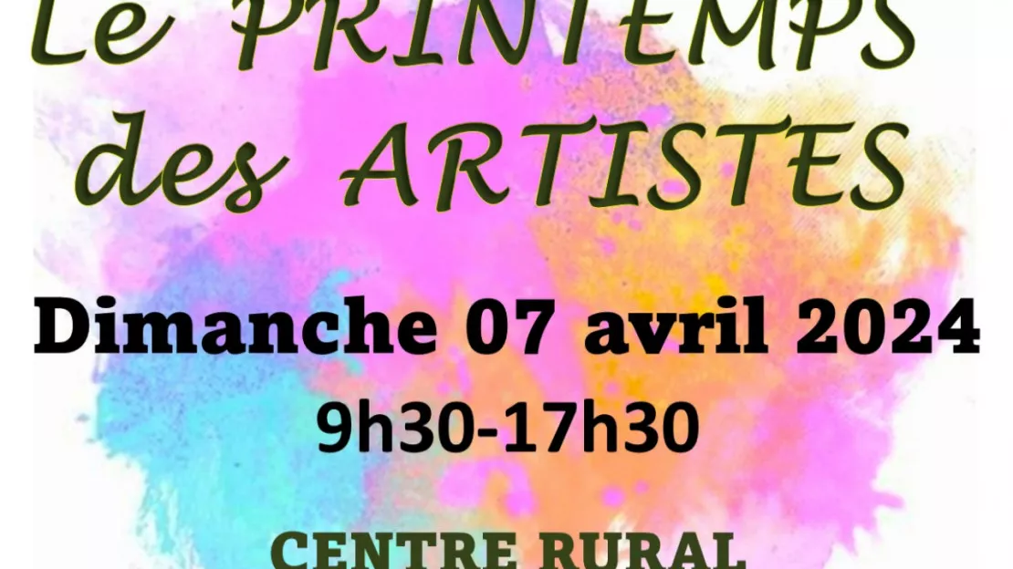 EXPOSITION "LE PRINTEMPS DES ARTISTES"