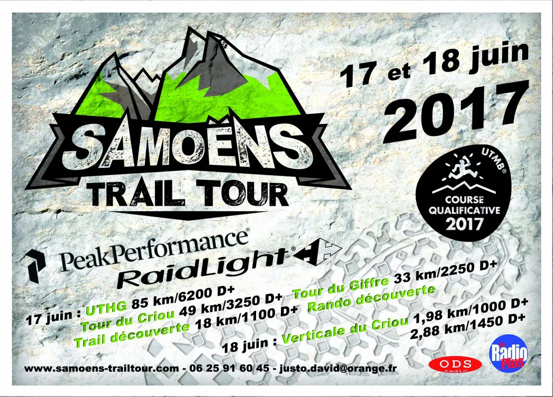 PARTENAIRE : Inscriptions pour le Samoëns Trail Tour