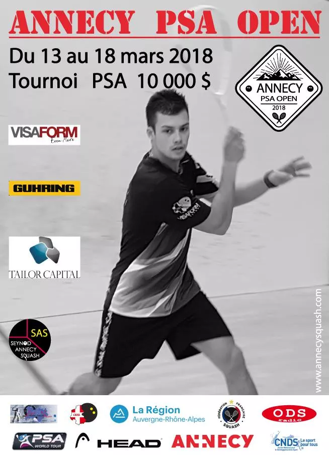 Tournoi international de squash à Seynod