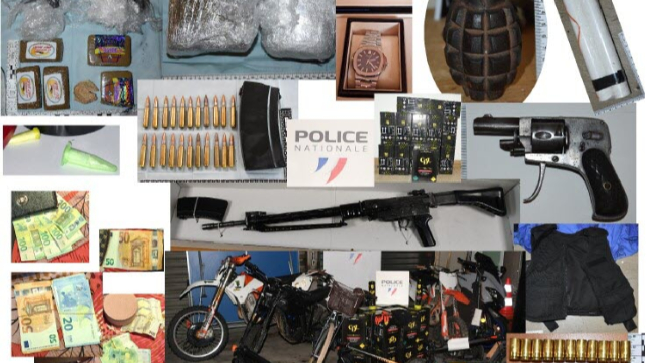 Aix-les-Bains : un important trafic de stupéfiants stoppé, des armes et 25 000 euros découverts