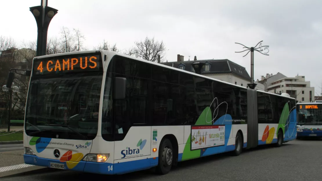 Grand-Annecy: baisse du tarif des bus de la Sibra