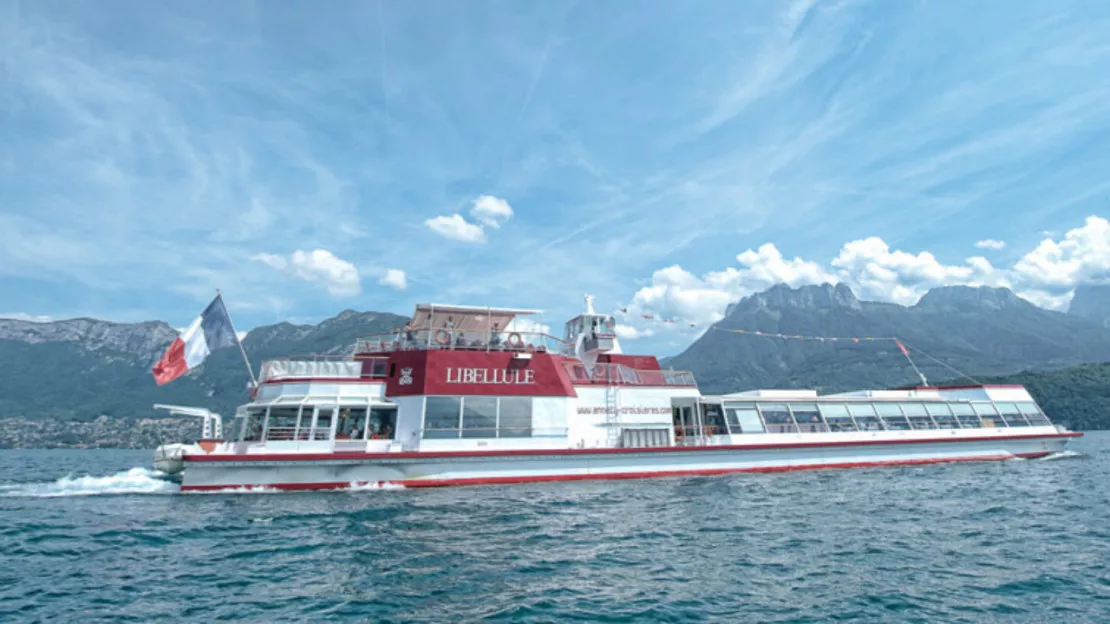 Lac d'Annecy: le Libellule passe à l'électrique