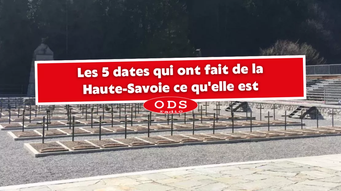 Les 5 dates qui ont fait de la Haute-Savoie ce qu'elle est