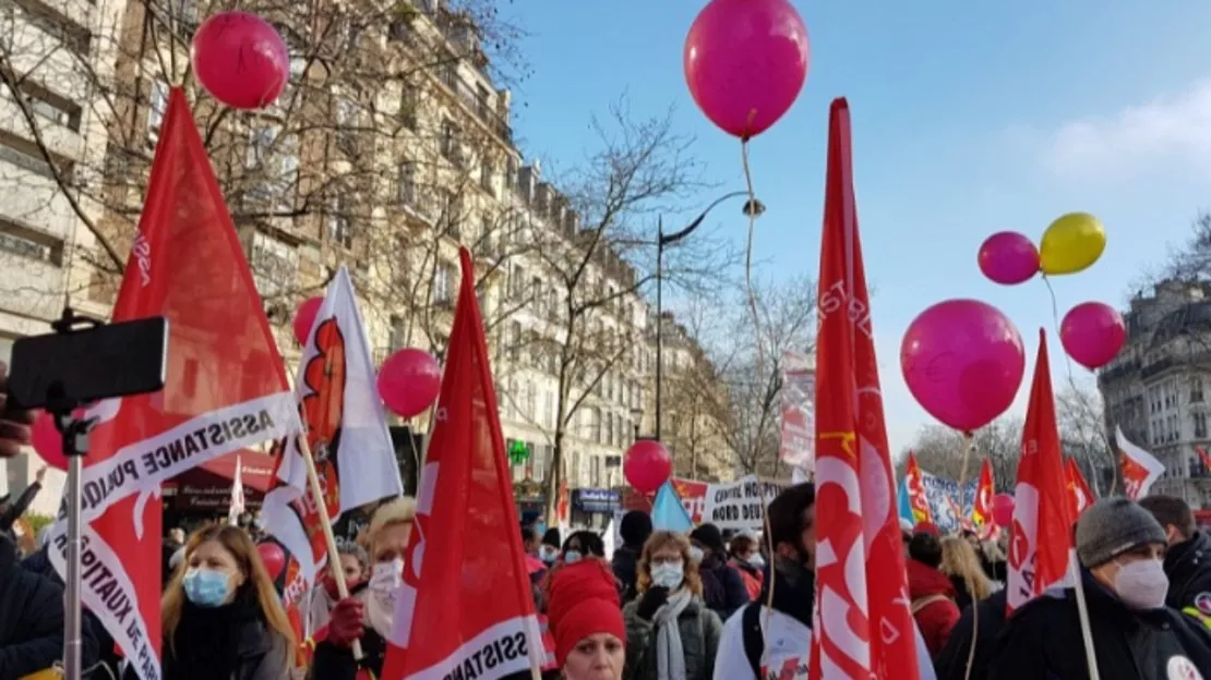 Les salariés du secteur social et médico-social de la Savoie de nouveau en grève hier.