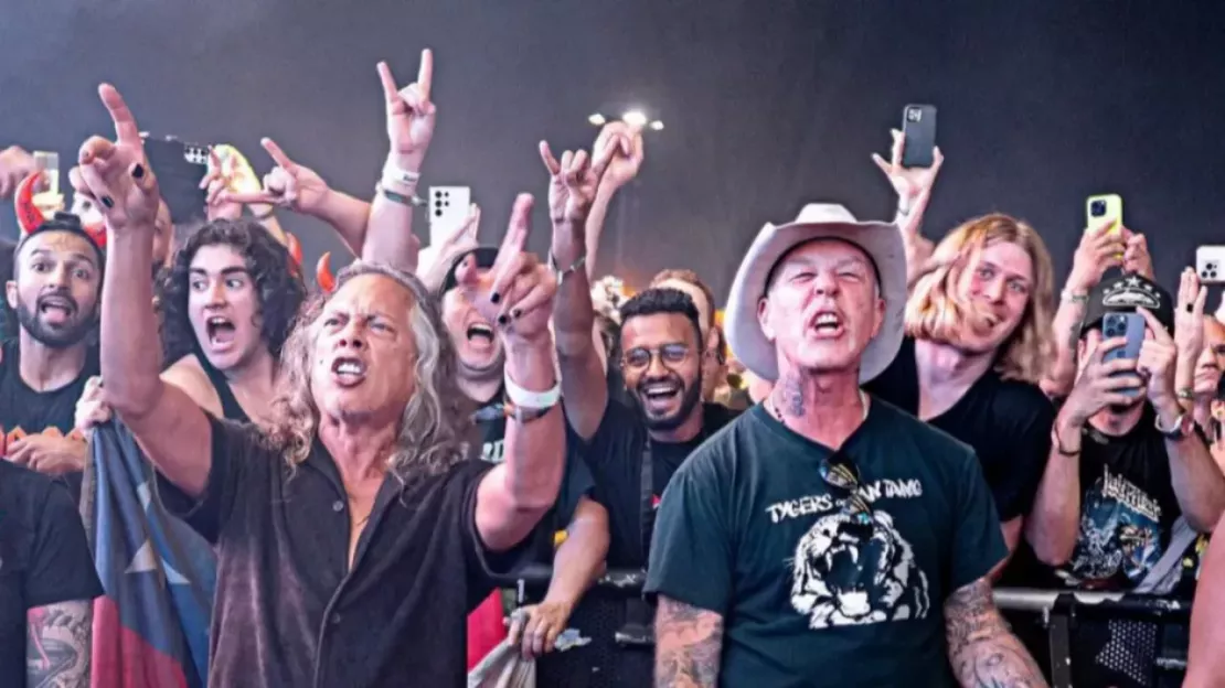 Metallica s'éclate au concert de Judas Priest !