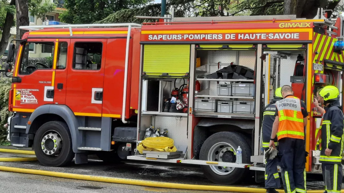 Plusieurs incendies en Haute-Savoie lundi