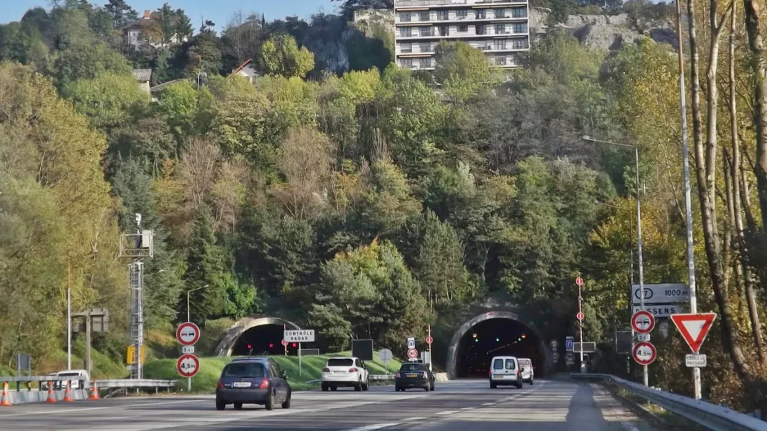 Un carambolage au sein du tunnel des Monts à Chambéry