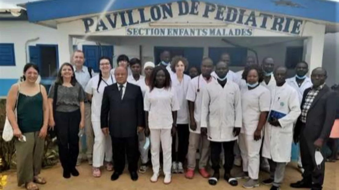 Une délégation de Sassandra en Côte d’Ivoire à Annecy cette semaine.