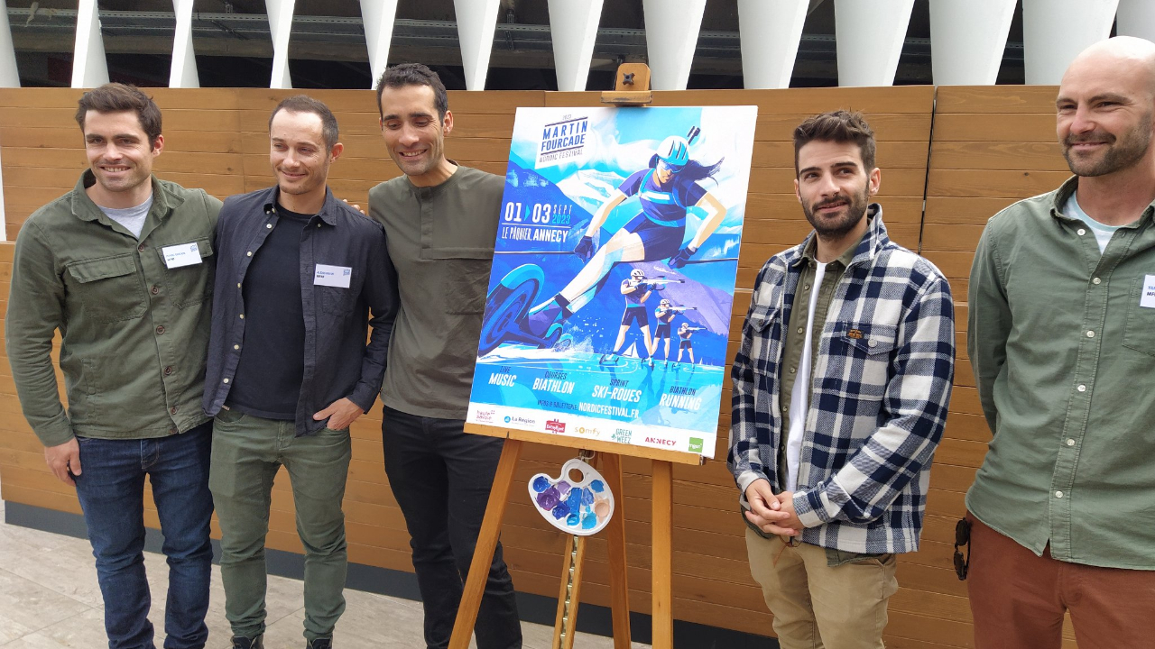 Annecy : Julia Simon au Martin Fourcade Nordic festival Annecy : Julia Simon au Martin Fourcade Nordic festival