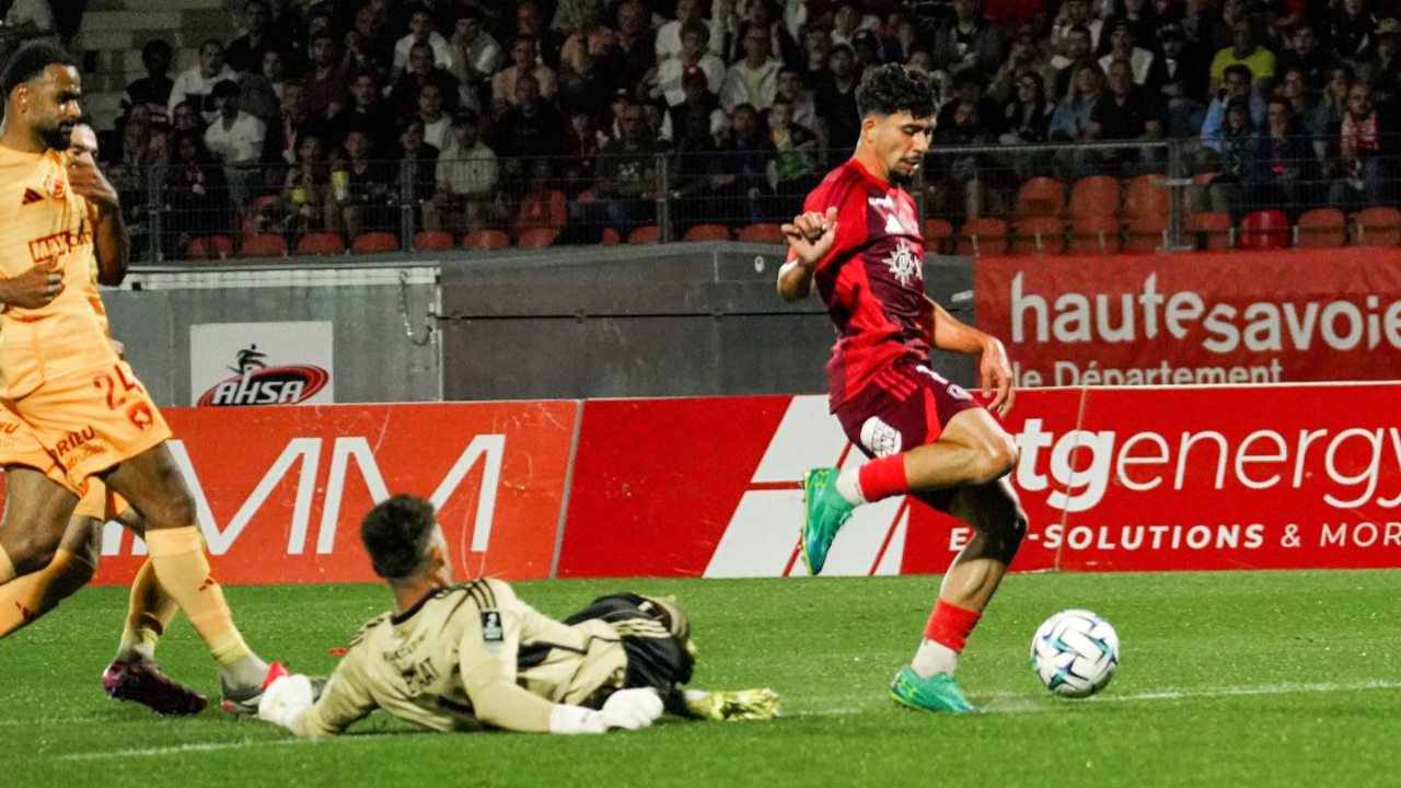 Battu pour la derni&egrave;re, le FC Annecy ne disputera pas les play-offs de Ligue 2