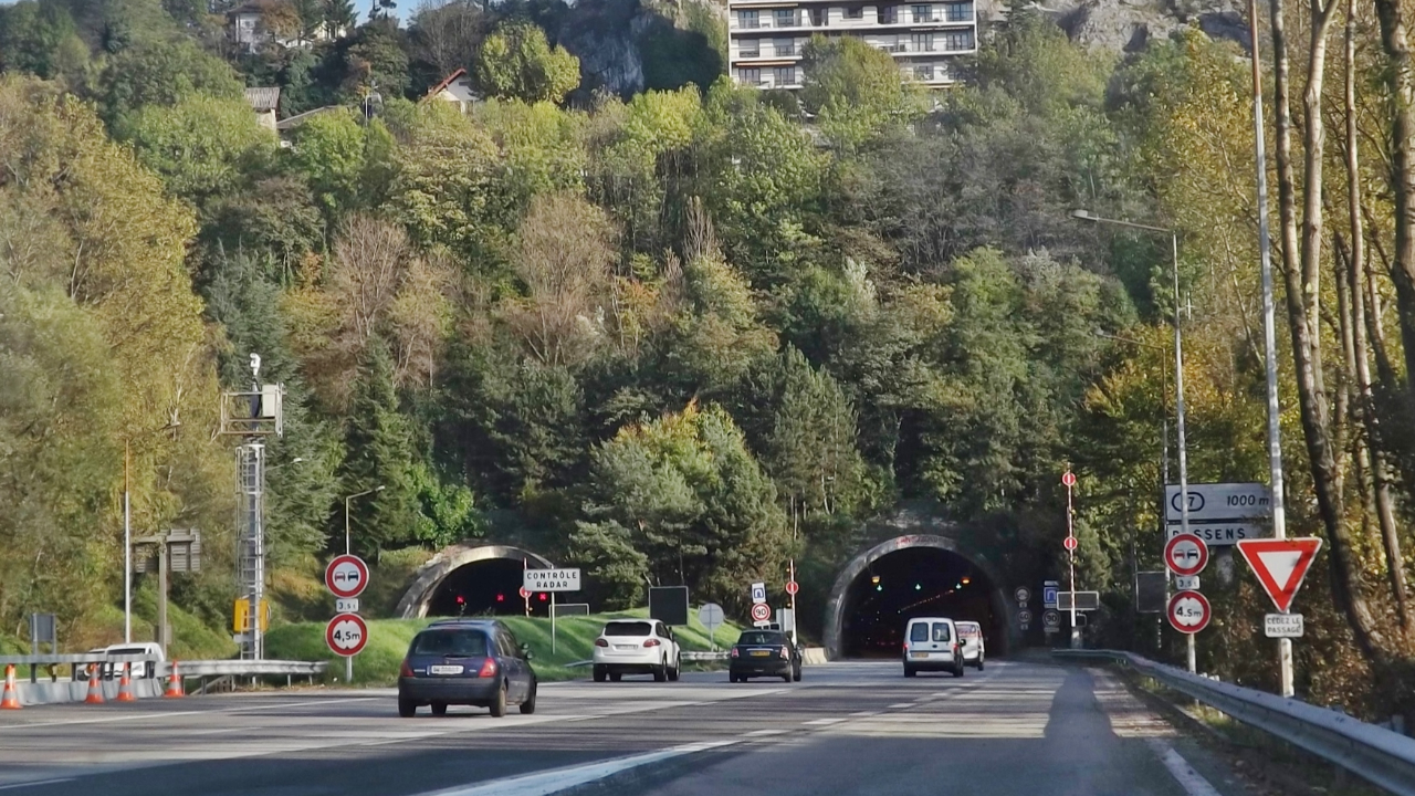 Chambéry : des travaux nocturnes au tunnel des Monts cette semaine