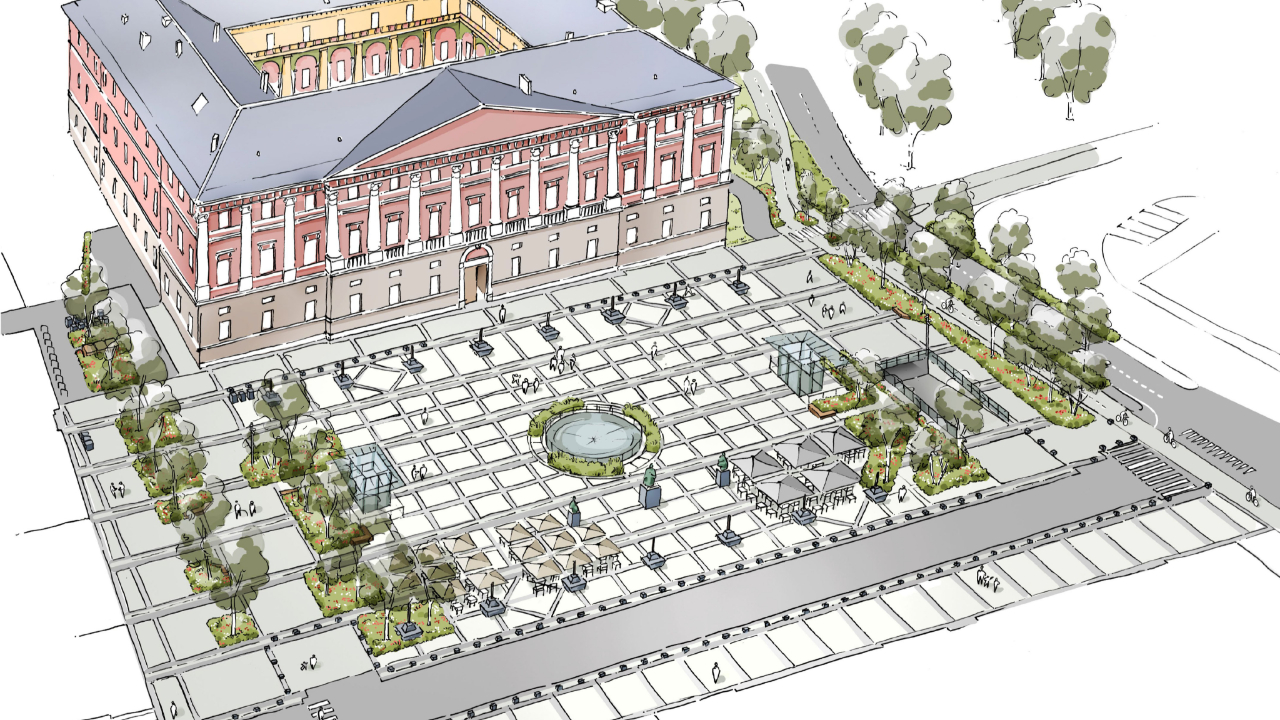 Chambéry : la place du palais de justice va être revégétalisé