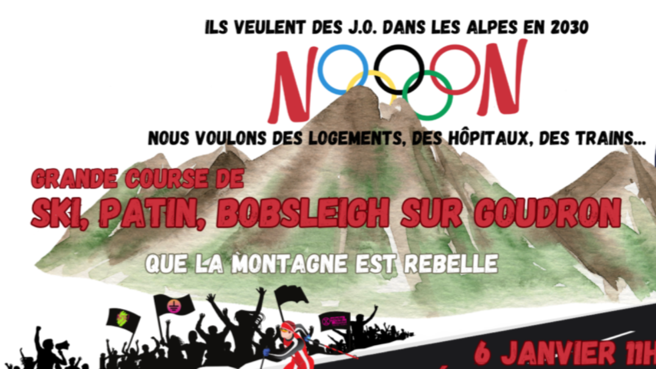 Chambéry: une manif pour s'opposer au Jo d'hiver de 2030 dans les Alpes françaises Chambéry: une manif pour s'opposer au Jo d'hiver de 2030 dans les Alpes françaises