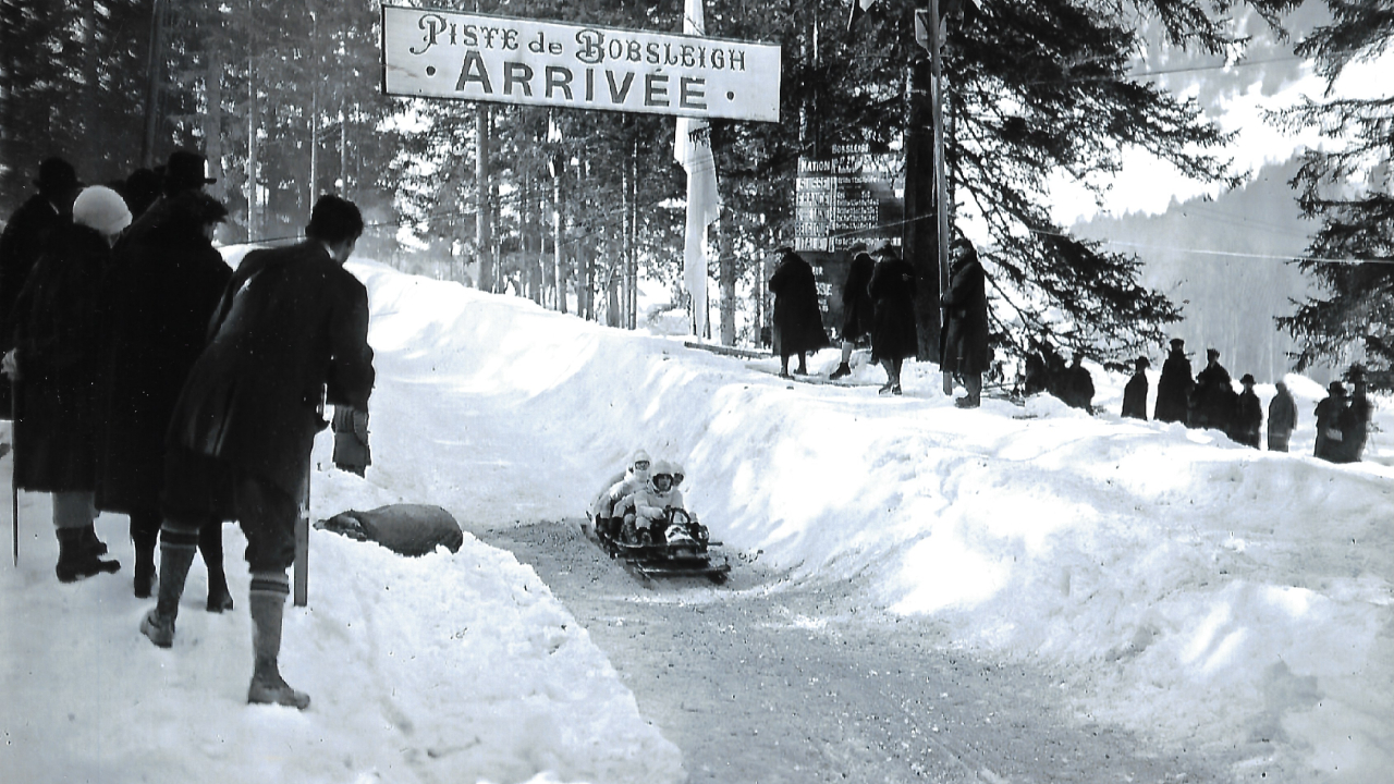 Chamonix : La piste de bobsleigh des JO 1924, bientôt monument historique ?