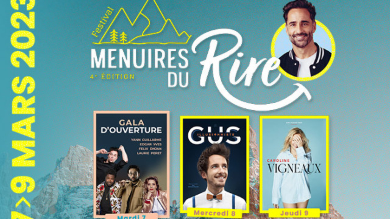 Coup d'envoi des Ménuires du rire