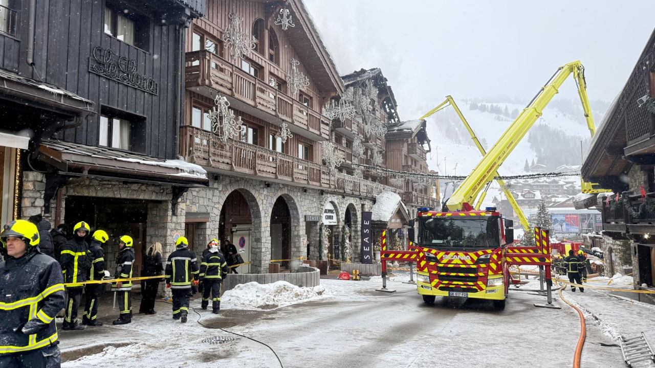 Courchevel : l'incendie de l'hotel a finalement &eacute;t&eacute; maitris&eacute;
