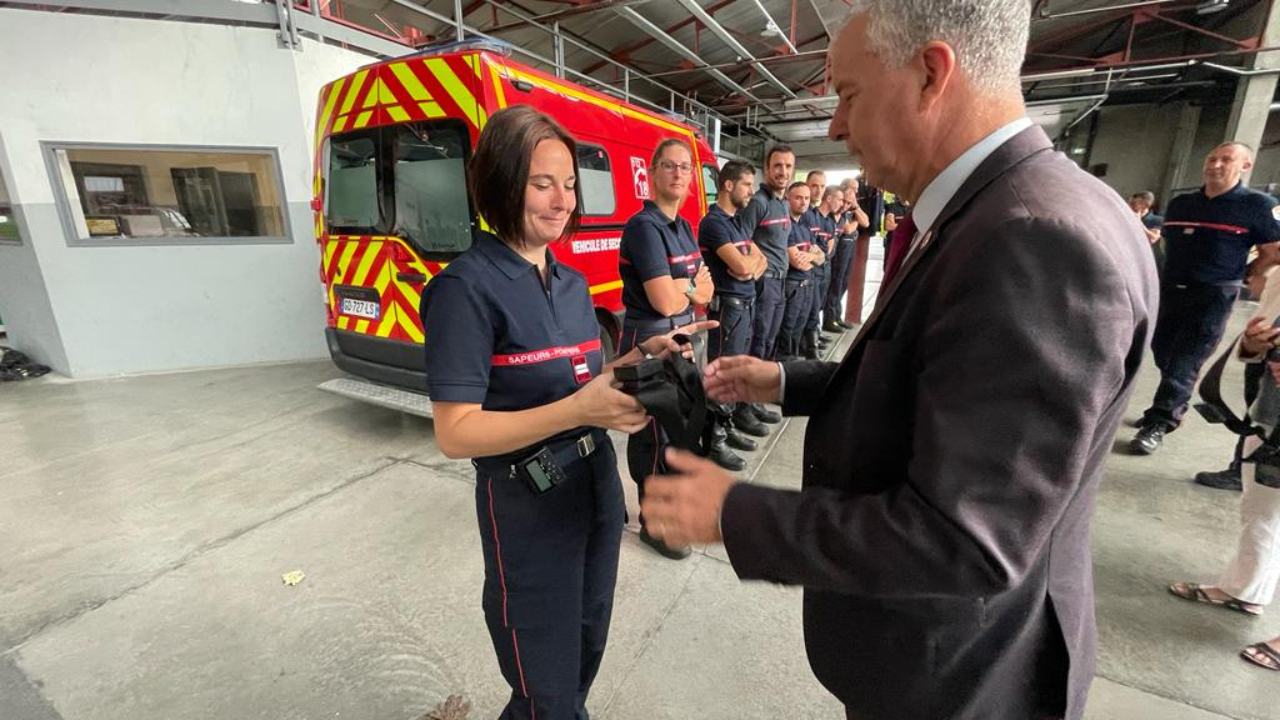 Des caméras individuelles pour les pompiers de Haute-Savoie Des caméras individuelles pour les pompiers de Haute-Savoie