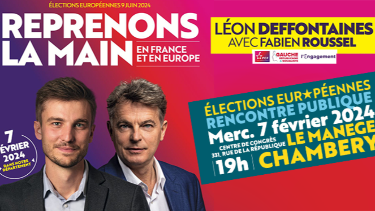 Fabien Roussel est en Savoie