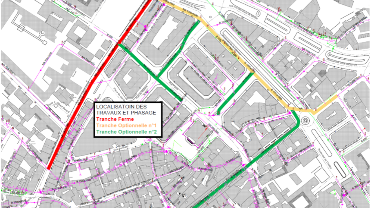 Fin de la réhabilitation des égouts du centre ancien de Chambéry