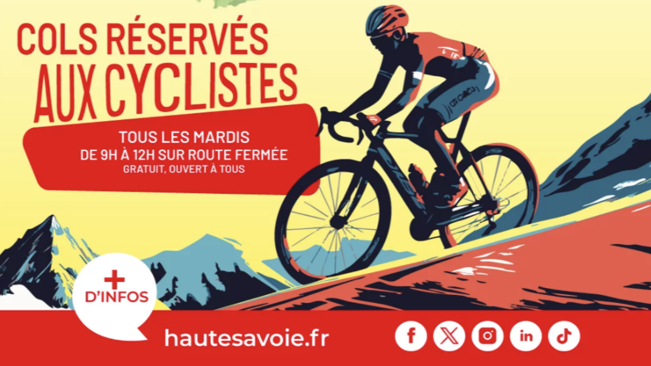 Haute-Savoie: Ouverture de cols aux cyclistes