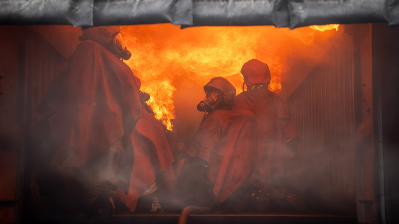 Haute-Savoie : un simulateur d'incendie pour exercer les pompiers