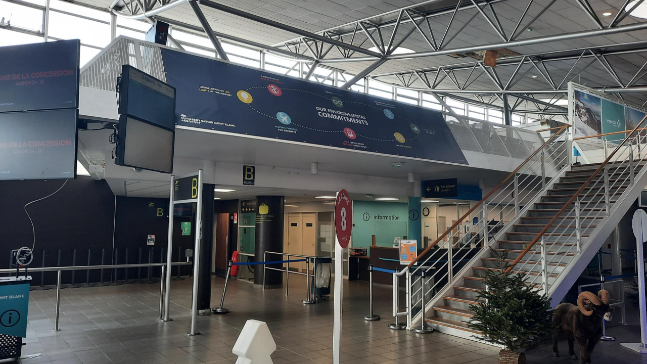 L'aéroport de Chambéry, maillon important du tourisme international