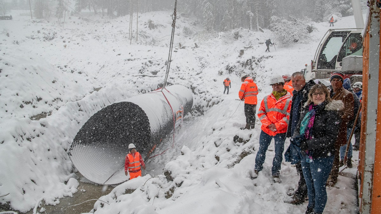 La route d’accès au Reposoir va bientôt pouvoir rouvrir