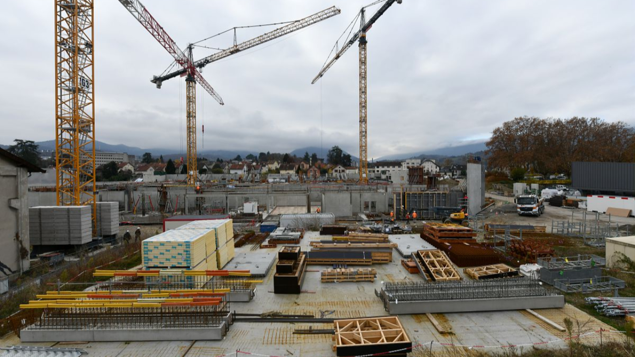 Les travaux du stade municipal de Chambéry se poursuivent
