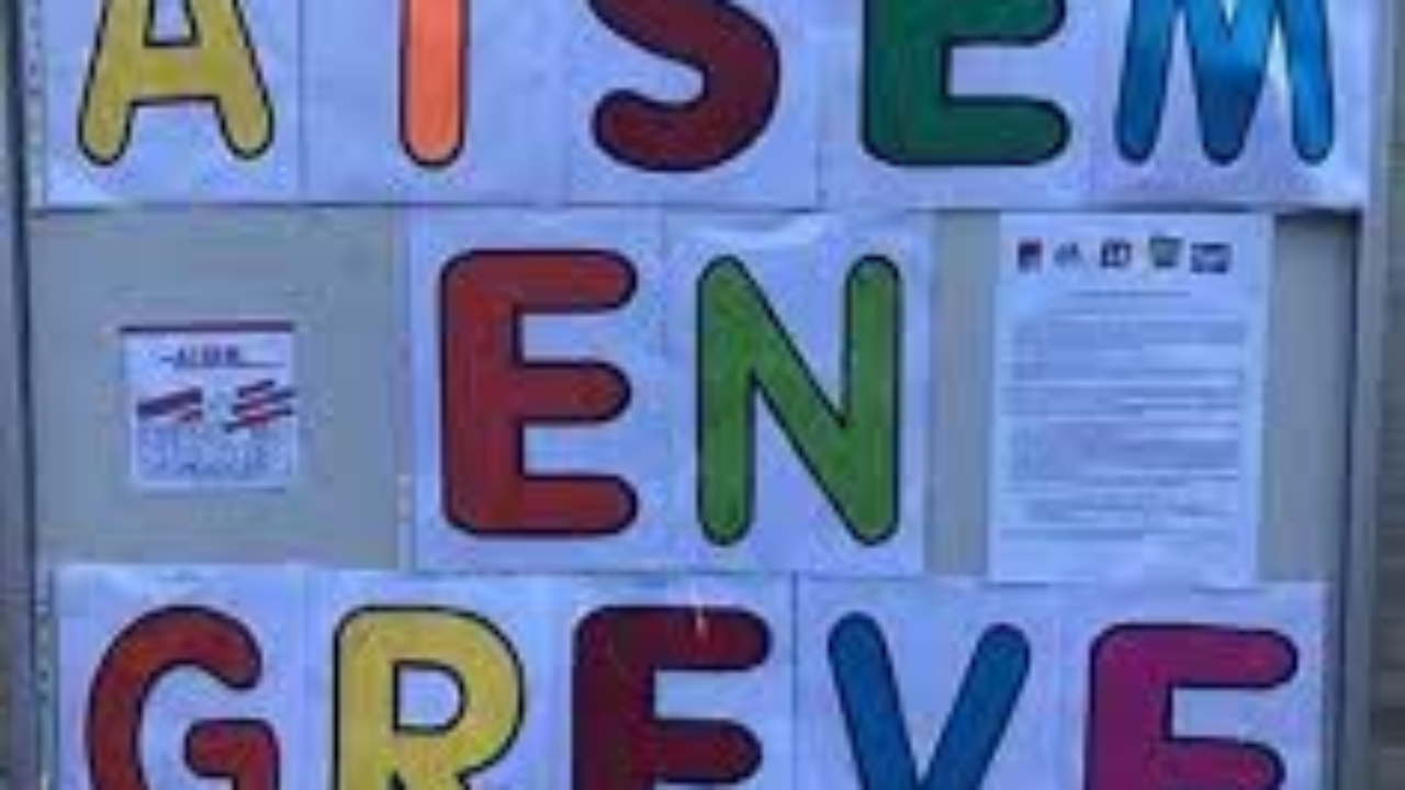 Mouvement de grève illimité des Atsem