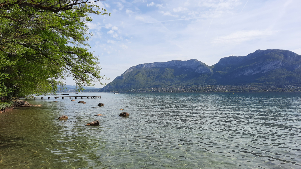 S&eacute;cheresse du lac d'Annecy : Les bateaux contraints de rester &agrave; quai