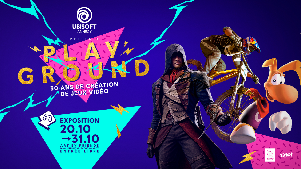 Ubisoft Annecy fête ses 30 ans avec l'exposition inédite « PLAYGROUND » Ubisoft Annecy fête ses 30 ans avec l'exposition inédite « PLAYGROUND »