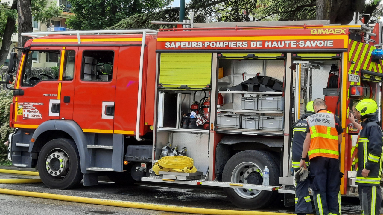 Un incendie à Thusy dans l’Albanais lundi